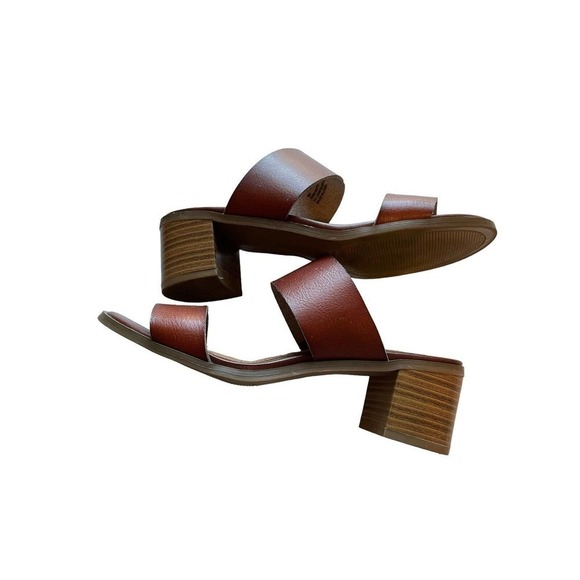Rampage Ram Hatty Block heel slip on Brown Sandals size 6 M - Picture 2 of 10
